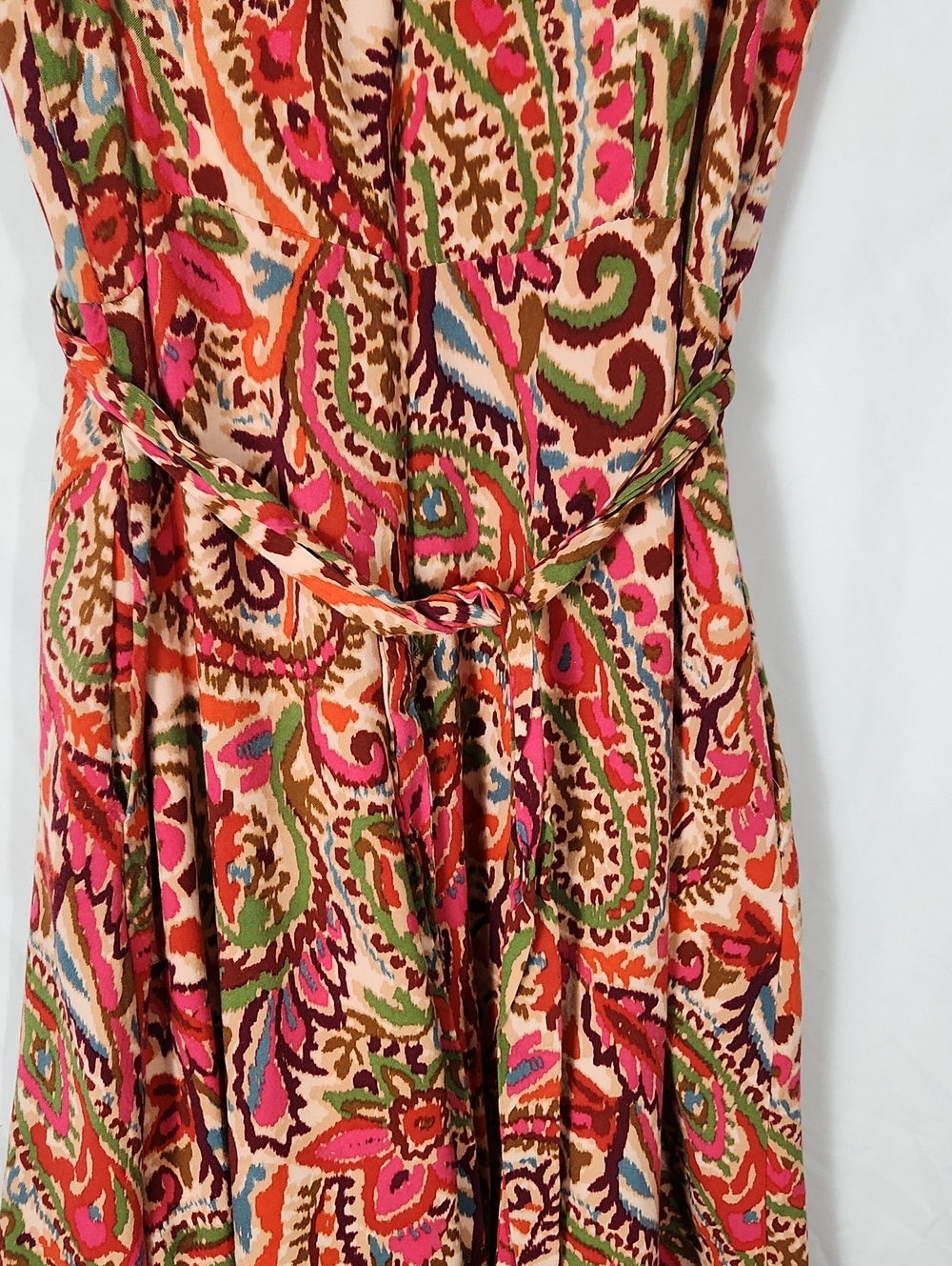 Msk Paisley Floral Spaghetti-Strap  Palazzo Jumpsuit - Picture 7 of 8